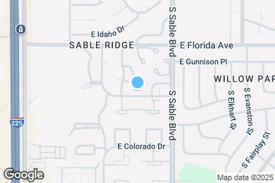 Map image of the property - 14293 E Iowa Dr
