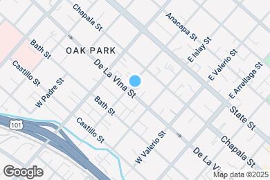 Map image of the property - 1830 De La Vina St.