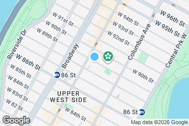 Map image of the property - 174 W 89th St