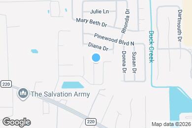 Map image of the property - 1527 Irishwood Ct