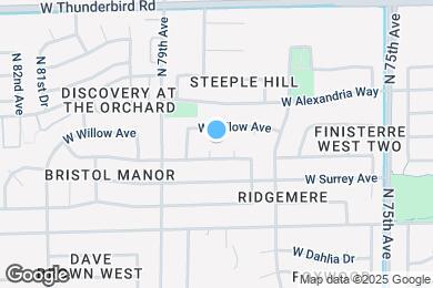 Map image of the property - 7804 W Pershing Ave