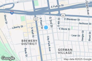 Map image of the property - 575 1/2 City Park Ave