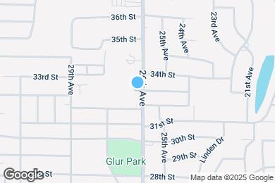 Map image of the property - 3286 26th Ave