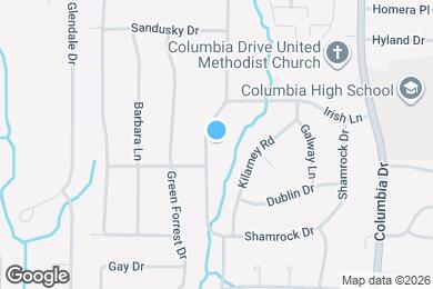 Map image of the property - 2160 Shamrock Dr