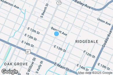Map image of the property - 1112 S Kelley St