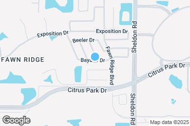 Map image of the property - 8916 Bayaud Dr