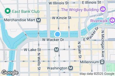 Map image of the property - 100 W Wacker Dr