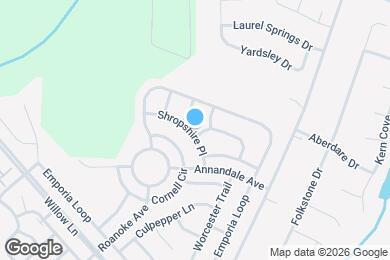 Map image of the property - 2701 Trebek Ct