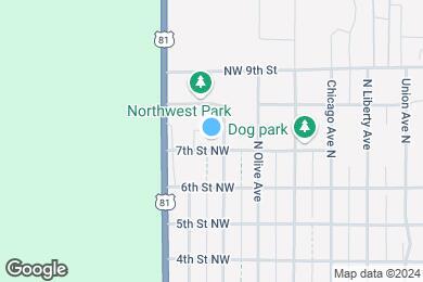 Map image of the property - Parkview Apartments and Townhomes