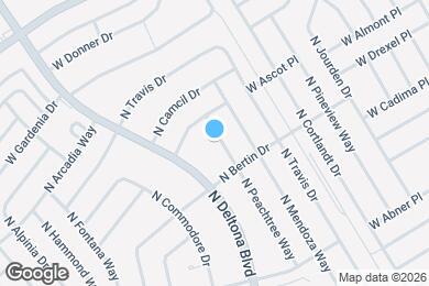 Map image of the property - 9368 N Peachtree Way