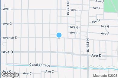 Map image of the property - 1615 Avenue E