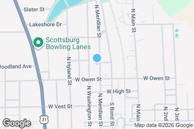 Map image of the property - 432 N Meridian St