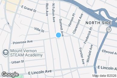 Map image of the property - 222 Primrose Ave