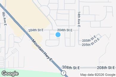 Map image of the property - 1217 205th St E