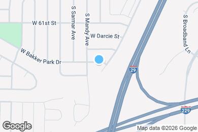 Map image of the property - 5603 w Bakker park dr