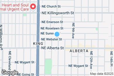 Map image of the property - 5103 NE 7th Ave
