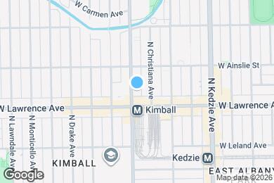 Map image of the property - 4817 N Kimball Ave