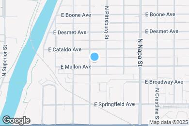 Map image of the property - 1707 E Mallon Ave