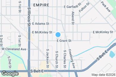 Map image of the property - 718 S Church St