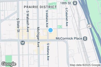 Map image of the property - 2125 S Indiana Ave