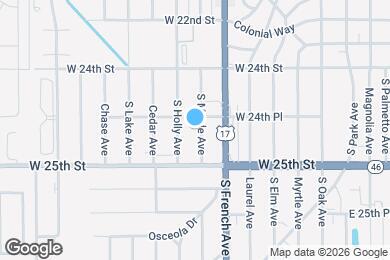 Map image of the property - 2428 S Maple Ave