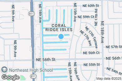 Map image of the property - 1460 NE 57th Ct