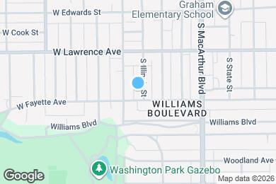 Map image of the property - 863 S Illinois St