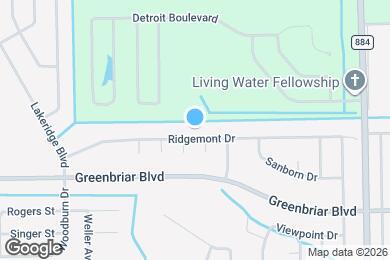 Map image of the property - 152 Ridgemont Dr