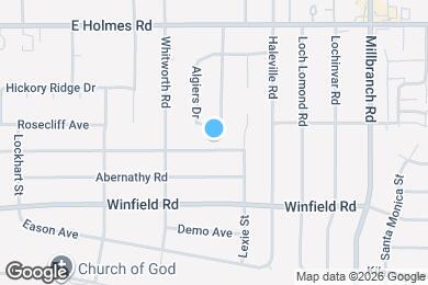Map image of the property - 1502 Mary Jane Ave