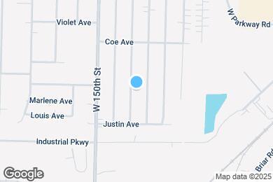 Map image of the property - 4661 W 148th St
