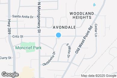 Map image of the property - 416 Oktibbeha Dr