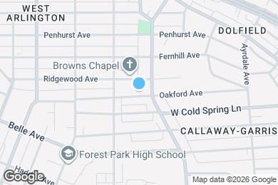 Map image of the property - 4002 Oakford Ave