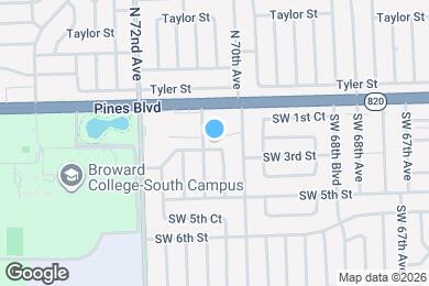 Map image of the property - 7041 SW 2nd Ct