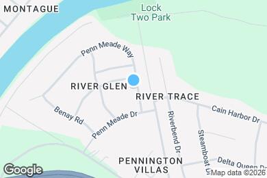 Map image of the property - 3309 Penn Meade Way