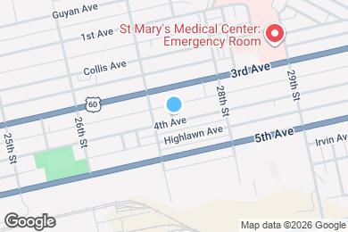 Map image of the property - 2720 4th Ave