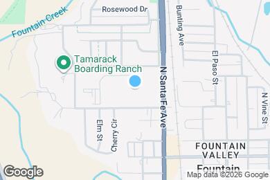 Map image of the property - 207 N Santa Fe Ave
