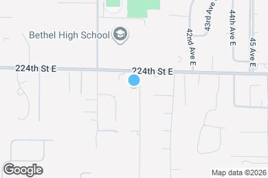 Map image of the property - 22422 40th Ave E