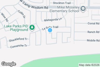 Map image of the property - 5423 Sabine Ln