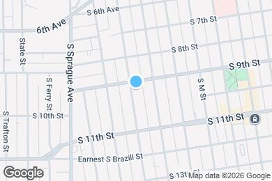 Map image of the property - 907 S Ainsworth Ave
