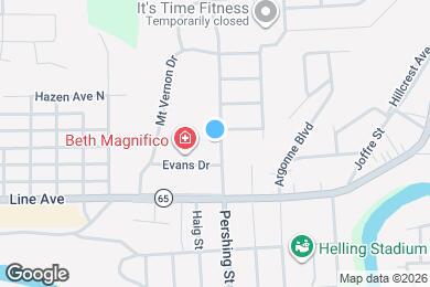 Map image of the property - 714 Pershing St