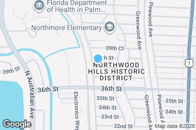 Map image of the property - 967 38th St
