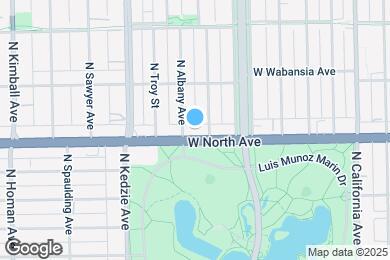 Map image of the property - 3044 W North Ave