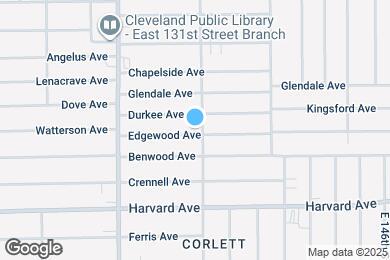 Map image of the property - 13509 Edgewood Ave