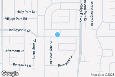 Map image of the property - 6349 Valleydale Dr