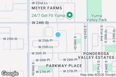 Map image of the property - 3622 W 25th Pl