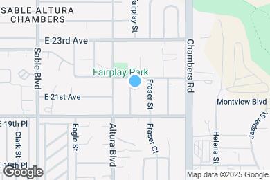 Map image of the property - 2132 Fairplay St