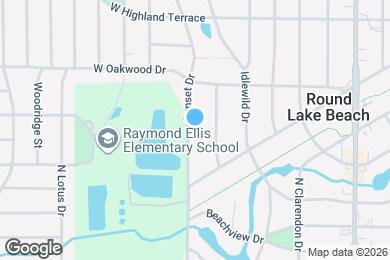 Map image of the property - 1207 Sunset Ave