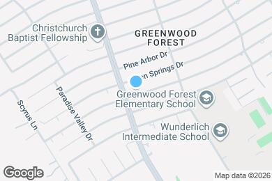 Map image of the property - 5614 Spanish Oak Dr