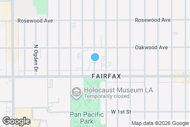 Map image of the property - 336 1/2 N Sierra Bonita Ave