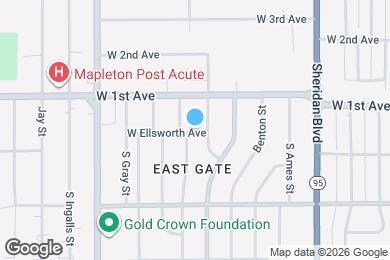 Map image of the property - 5665 W Ellsworth Ave